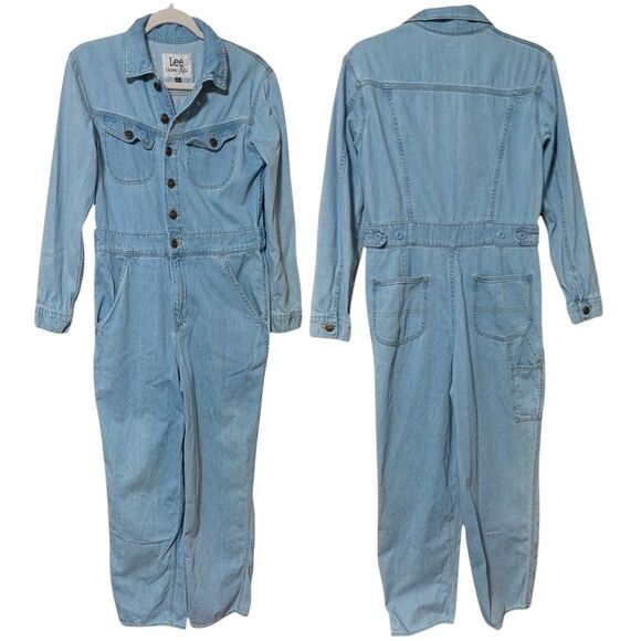 Lee Pants - Lee coverall women's size XS Boilersuit Jumpsuit utility denim union-all premium